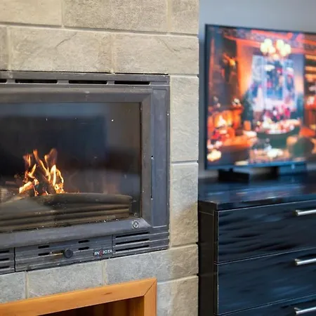 Stylish Cozy With Fireplace